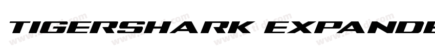 Tigershark Expanded字体转换